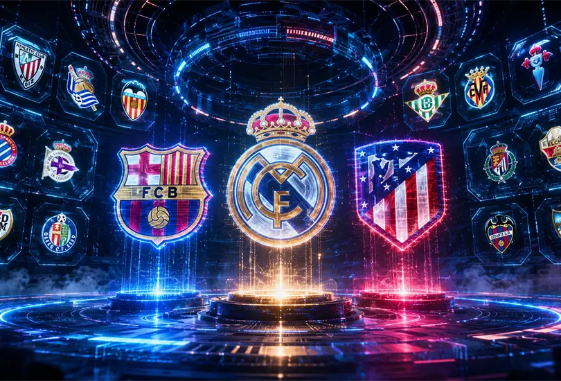 La IA proyecta a tres gigantes como favoritos al título de LaLiga 2026/27. La IA proyecta a tres gigantes como favoritos al título de LaLiga 2026/27.