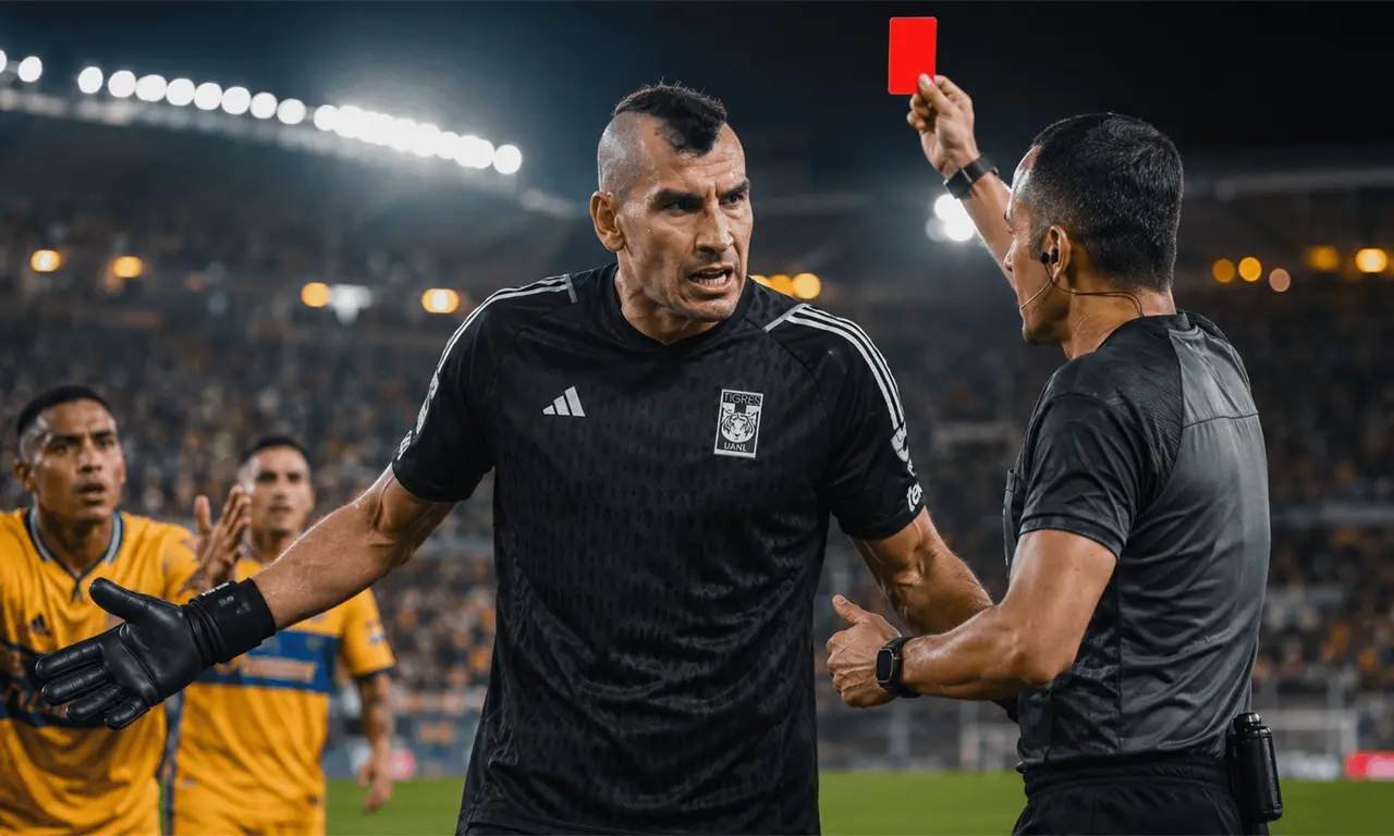  Tibia sanción a Nahuel Guzmán en League Cup 
