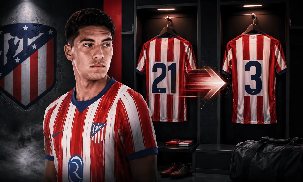  Obed Vargas perdió el dorsal 21 del Atlético de Madrid, que ahora utilizará Cuti Romero. 