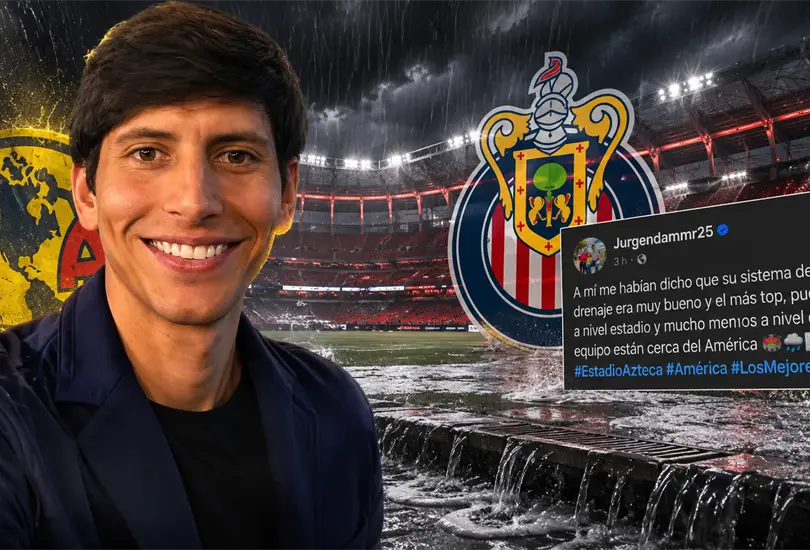 Jürgen Damm aprovechó la lluvia para lanzar una fuerte crítica contra Chivas y su cancha. Jürgen Damm aprovechó la lluvia para lanzar una fuerte crítica contra Chivas y su cancha.