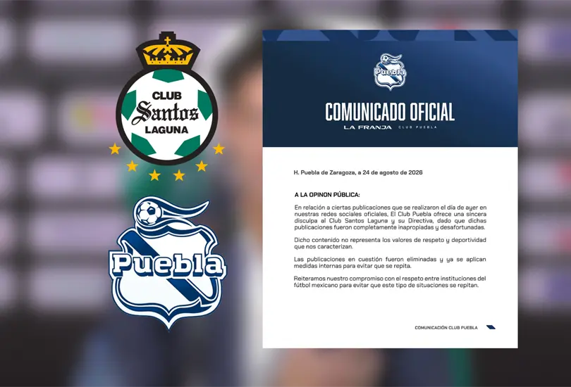 ¿Ya los regañaron? Puebla se disculpa por burlarse de Aleco Irarragorri ¿Ya los regañaron? Puebla se disculpa por burlarse de Aleco Irarragorri