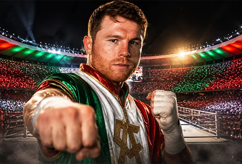 Canelo &Aacute;lvarez no descart&oacute; pelear en el Estadio Azteca tras la invitaci&oacute;n de Emilio Azc&aacute;rraga.