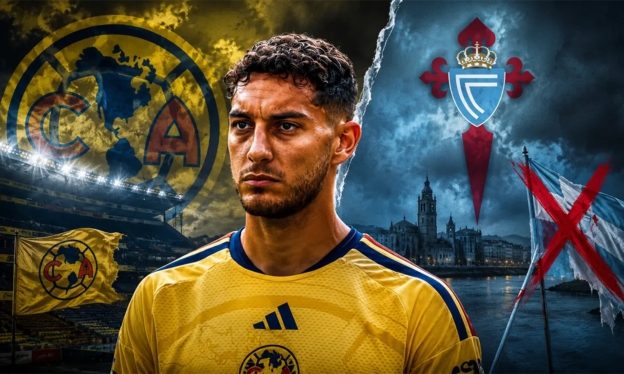  Sebastián Cáceres no iría al Celta de Vigo después de que se cayera la negociación con América. 