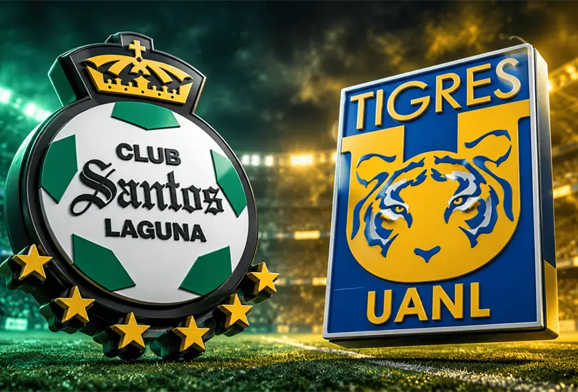 Santos recibe a Tigres en un duelo entre dos equipos que han sufrido un complicado inicio en el Apertura 2026.