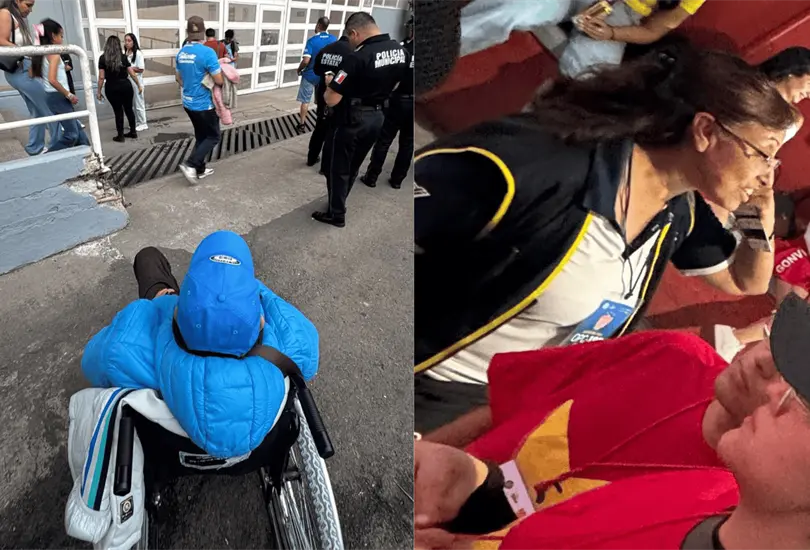 ¡Indignante! Niegan acceso a aficionado en silla de ruedas en el Victoria ¡Indignante! Niegan acceso a aficionado en silla de ruedas en el Victoria