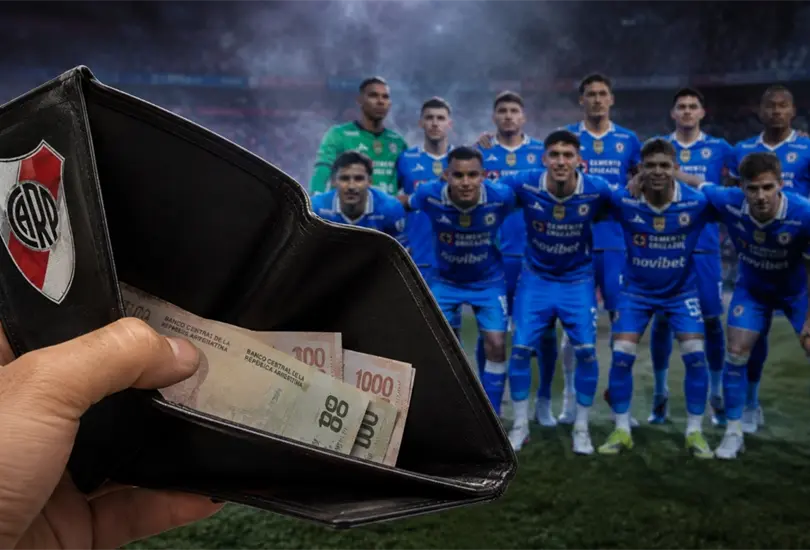 River Plate se qued&oacute; corto en su oferta por figura de Cruz Azul