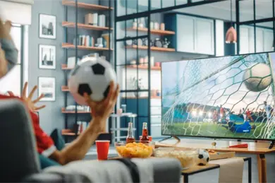 Ver el partido en casa: qu&eacute; mirar en una pantalla para deportes