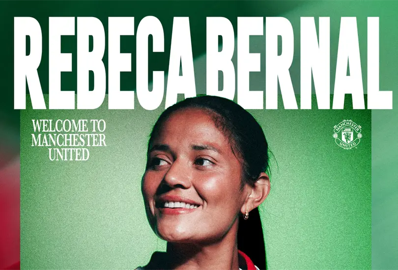Rebeca Bernal llega al Manchester United y hará historia para el futbol mexicano. Rebeca Bernal llega al Manchester United y hará historia para el futbol mexicano.