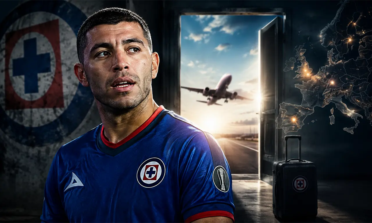  Erik Lira todavía podría salir de Cruz Azul pese a que su fichaje con Mónaco se cayó. 