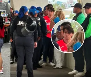 Sacan del Estadio Banorte a Santi de &acute;Pl&aacute;ticas del Mal&acute; en pleno partido