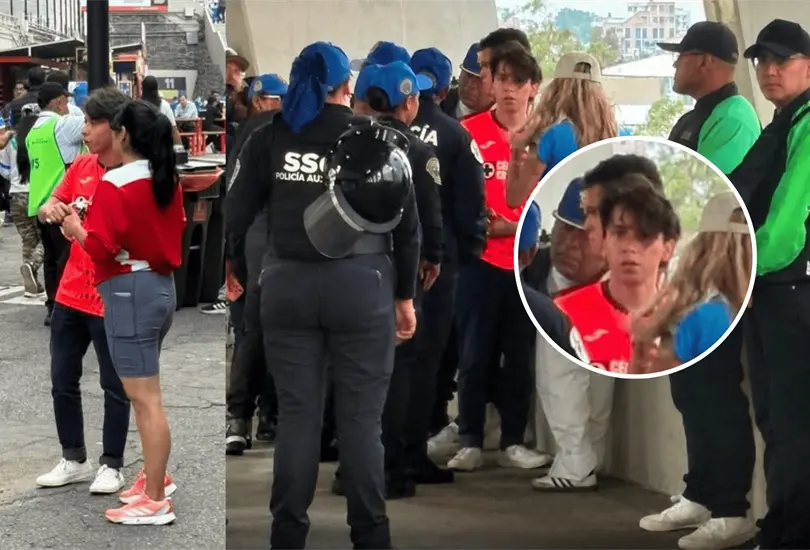 Santi de Pl&aacute;ticas del Mal es retirado del Banorte en partido del Azul