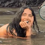 Salma Hayek celebra sus 60 a&ntilde;os con impactantes fotos en el mar