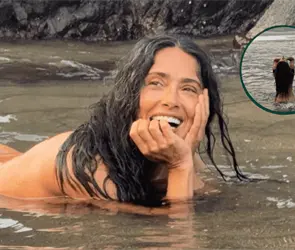 Salma Hayek celebra sus 60 a&ntilde;os con impactantes fotos en el mar