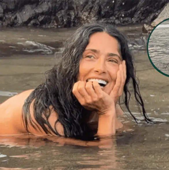 Salma Hayek celebra sus 60 a&ntilde;os con impactantes fotos en el mar