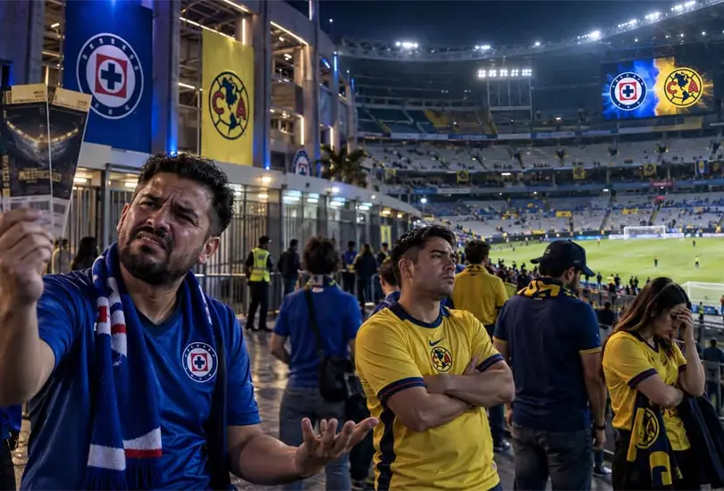 Castigo de la afición por precios del Cruz Azul vs América Castigo de la afición por precios del Cruz Azul vs América