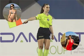 &iexcl;Qu&eacute; belleza! Giuliana Vigile, la &aacute;rbitra italiana que roba miradas