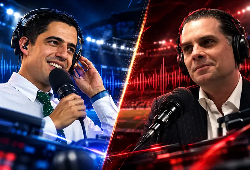 Andrés Vaca reconoció la influencia de Christian Martinoli en la narración deportiva mexicana. Andrés Vaca reconoció la influencia de Christian Martinoli en la narración deportiva mexicana.