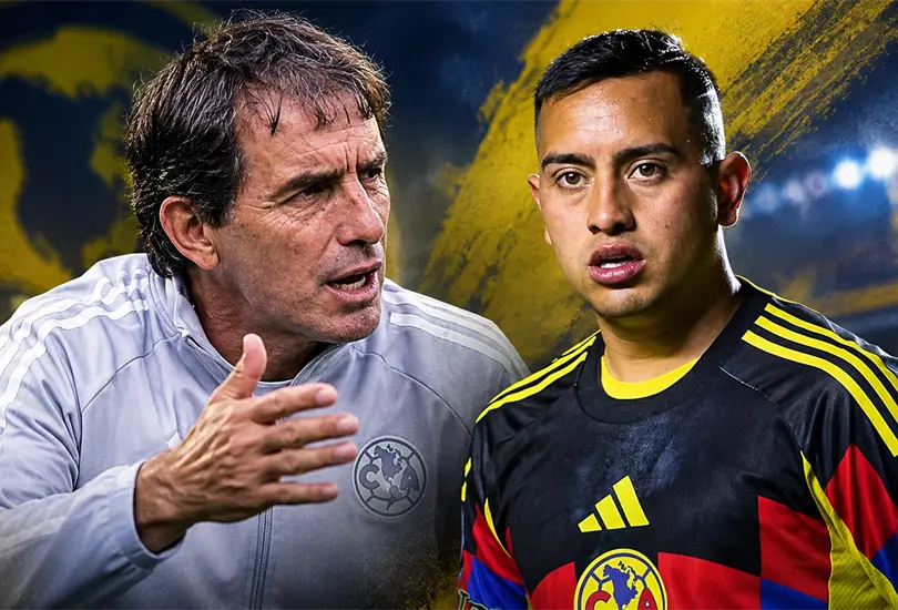 Guillermo Almada mostró evidente molestia mientras le daba una instrucción a Erick Sánchez durante el partido Guillermo Almada mostró evidente molestia mientras le daba una instrucción a Erick Sánchez durante el partido