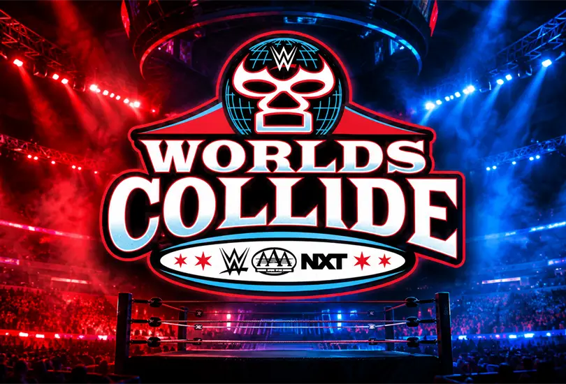 CM Punk, Rey Mysterio, Penta y Rey Fénix encabezan la cartelera de Worlds Collide 2026. CM Punk, Rey Mysterio, Penta y Rey Fénix encabezan la cartelera de Worlds Collide 2026.