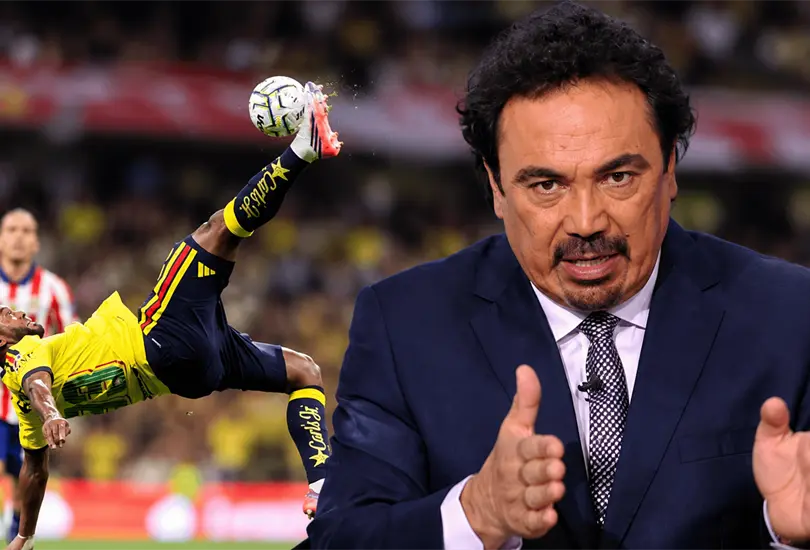 Hugo Sánchez lanzó un fuerte reclamo tras el gol de chilena de Miguel Borja durante el Clásico entre América y Chivas. Hugo Sánchez lanzó un fuerte reclamo tras el gol de chilena de Miguel Borja durante el Clásico entre América y Chivas.