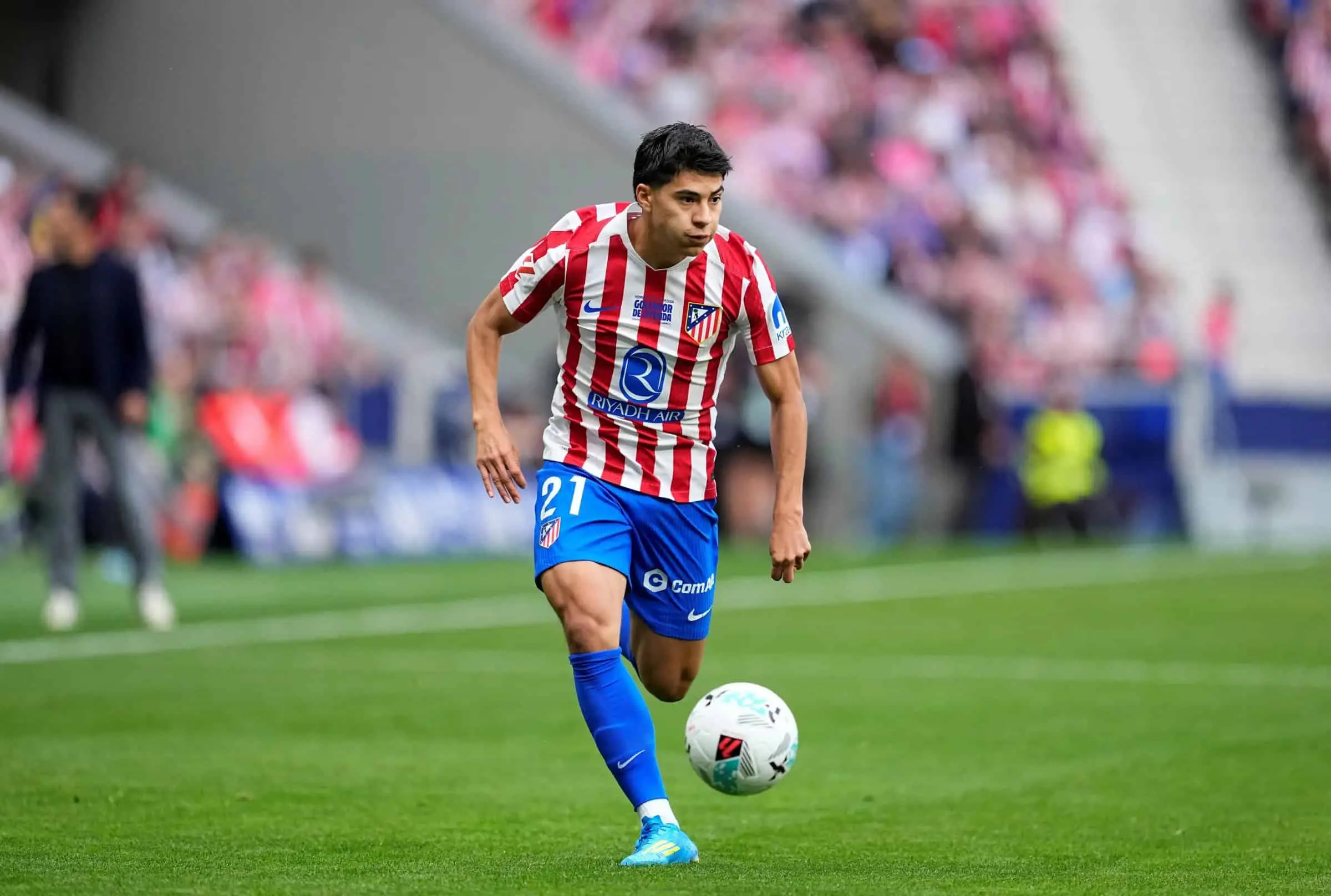 Obed Vargas con el Atl&eacute;tico de Madrid