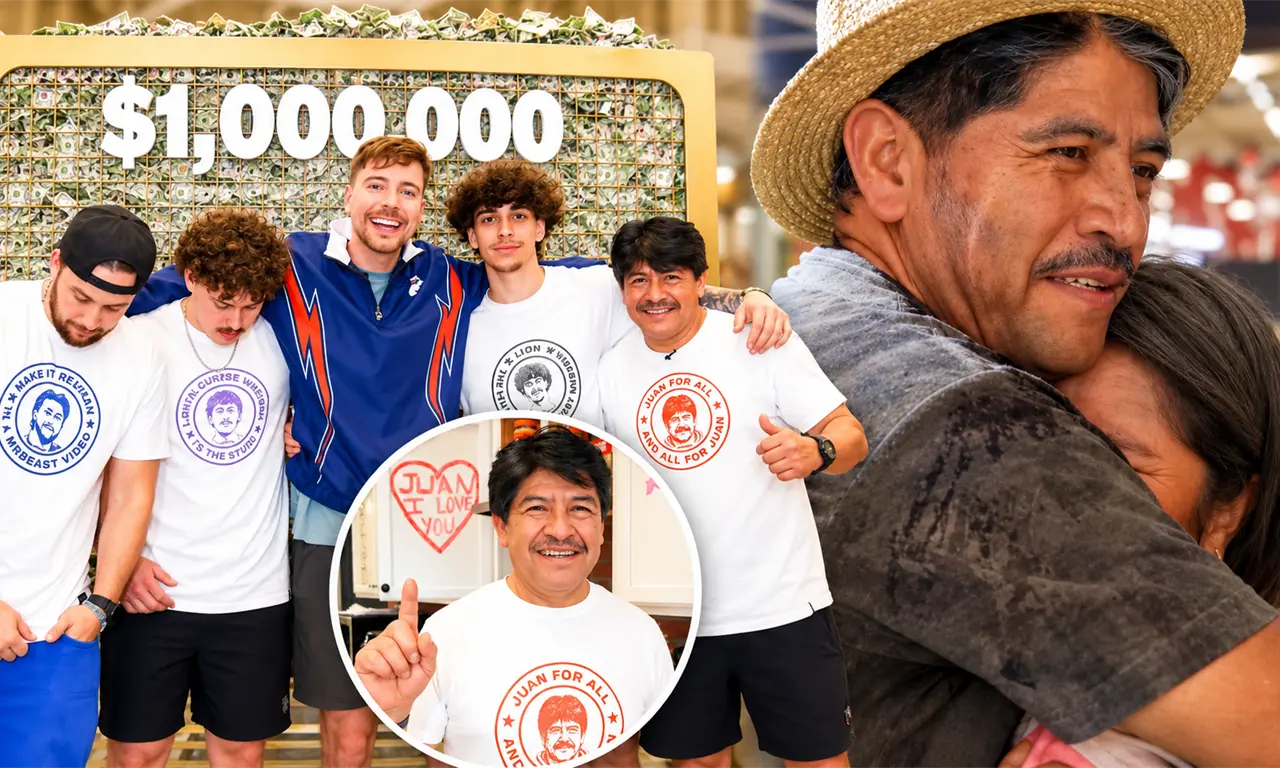  El mexicano Juan gana el reto de MrBeast tras 200 días en un supermercado 