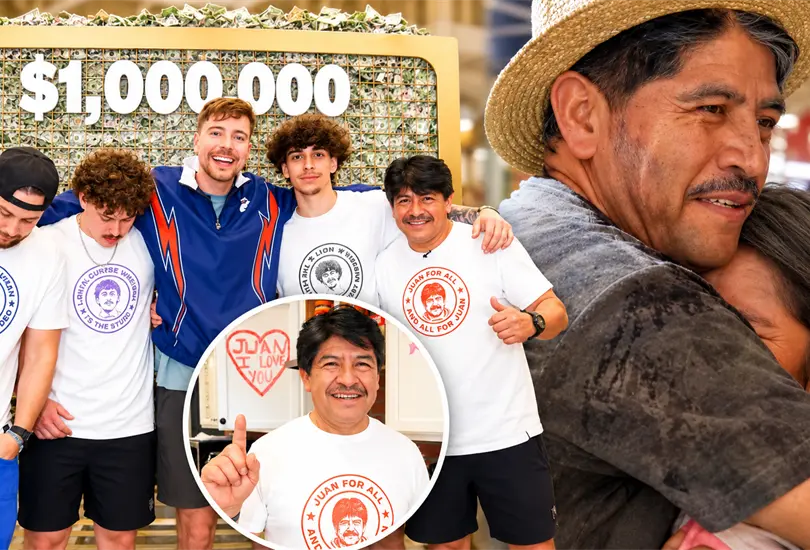 El mexicano Juan gana el reto de MrBeast tras 200 d&iacute;as en un supermercado