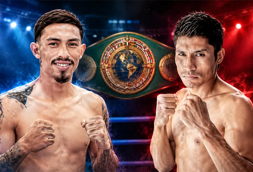 José Luis "Diamante" Russell y René "Indio" Calixto disputan el campeonato NABO de peso mosca en Hermosillo. José Luis "Diamante" Russell y René "Indio" Calixto disputan el campeonato NABO de peso mosca en Hermosillo.