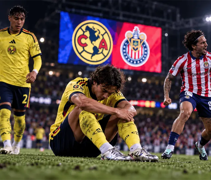 No solo fue la derrota, lo peor que le pas&oacute; al Am&eacute;rica vs Chivas