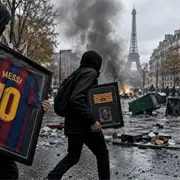 ¡Increíble! Roban jersey y brazalete de Messi en protestas de París (VIDEO) ¡Increíble! Roban jersey y brazalete de Messi en protestas de París (VIDEO)